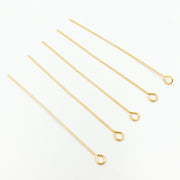 Gauge Gold-filled Eye Pin 1.5 Inch Headpin